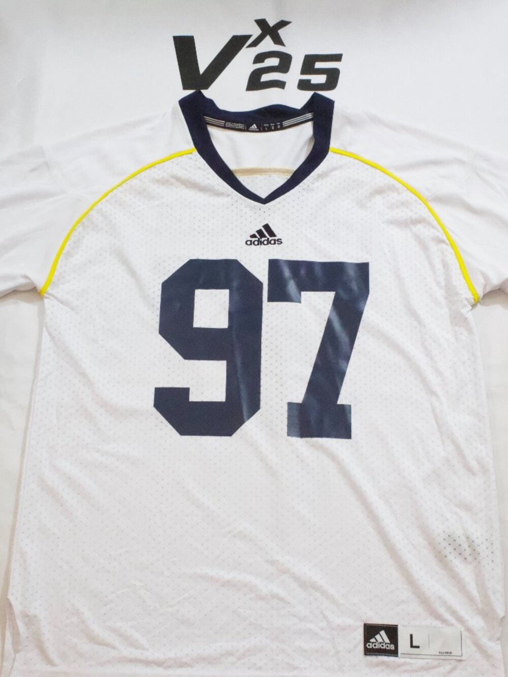 New Men's Michigan Wolverines White Aidan Hutchinson #97 Jersey Size Large